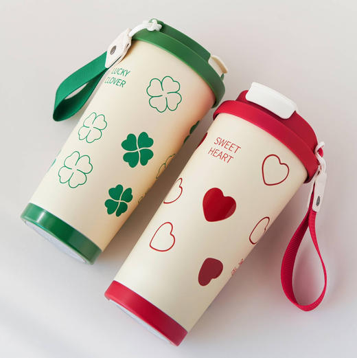 316L不锈钢保温暖心杯大容量咖啡杯 商品图3