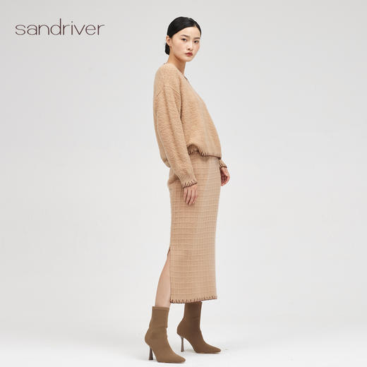 西藏羊绒直筒半裙SJF96W318N 商品图5