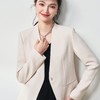 【高货sh】全新升级【铂金会员293/天猫399/差价106】(10824) 洛诗琳2025春季新款高级感立裁V领修身显瘦通勤西装外套女 商品缩略图0