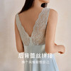 金三塔新品重磅真丝荡领睡裙女100%桑蚕丝蕾丝美背吊带裙家居服睡衣   YSFFA311 商品缩略图1