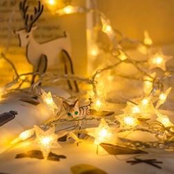 徽羚羊 星星灯/圆球灯 2米10灯 电池款 商品图1