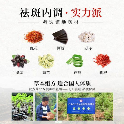 汉苑良方百消丹旗舰店官网正品祛黄褐斑玉妍丸祛斑内调非胶囊 4盒 商品图2