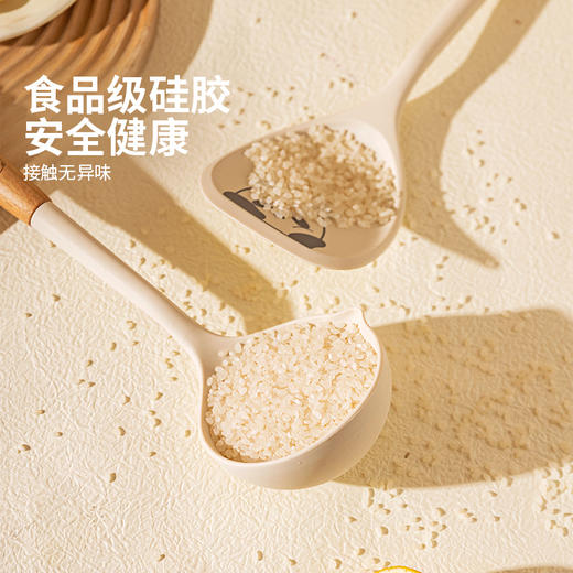 摩登主妇mototo熊猫硅胶锅铲不粘锅专用耐高温炒菜铲子盛汤勺厨具 商品图1