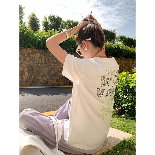 【129元任选2件】现货！字母印花长袖 商品图2