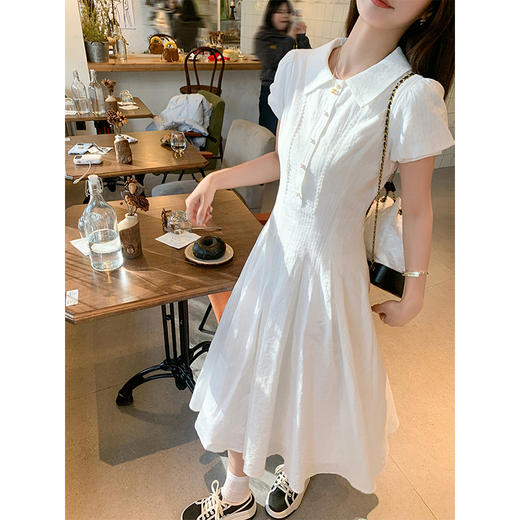 <曾小咸推荐>3.25现货秒杀 ！微信超特价！学院风泡泡袖连衣裙 日常279.99 立减140 秒杀139.99！！ 商品图3