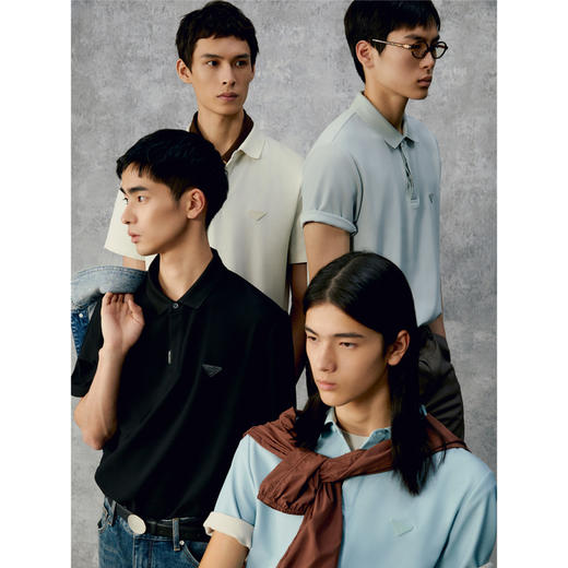 GXG男装 速干商务休闲polo衫男士简约小标polo短袖t恤 季热卖 商品图2