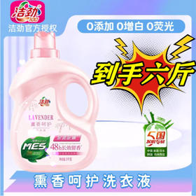 洁劲熏香呵护洗衣液【3KG】