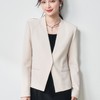 【高货sh】全新升级【铂金会员293/天猫399/差价106】(10824) 洛诗琳2025春季新款高级感立裁V领修身显瘦通勤西装外套女 商品缩略图4