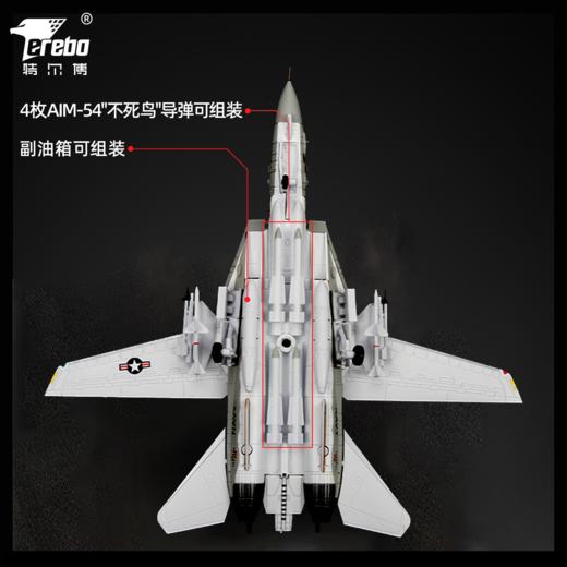 【特尔博-长春航展、九三阅兵纪念品】 1:100F14F15雄猫战斗机飞机模型丨合金仿真模型丨收藏精品丨送礼佳品丨家居摆件 商品图2