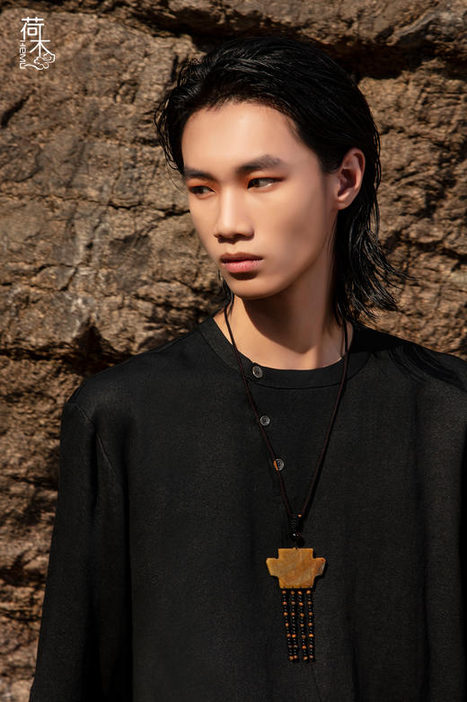 荷木HEMU丨[MEN]墨寻·短袖上衣 商品图4