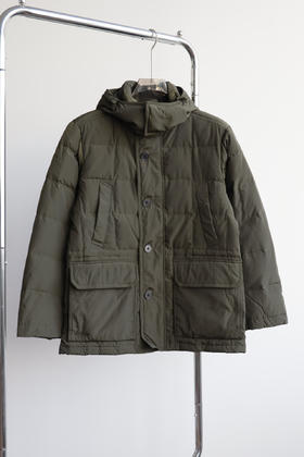 U.N.Q 元单剪标 可拆卸连帽防泼水羽绒夹克外套 YR162