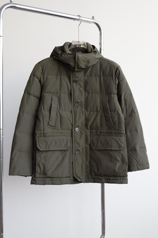 U.N.Q 元单剪标 可拆卸连帽防泼水羽绒夹克外套 YR162 商品图0