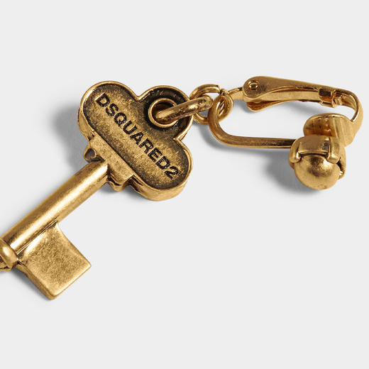 DSQUARED2 男士金属钥匙形吊坠 金色 ERM0078 37200001 F009 商品图2