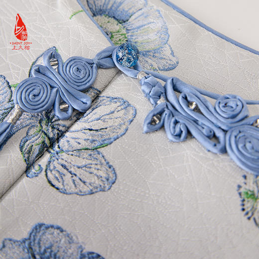 SAINTJOY/上久楷女式宋锦马甲 雾里添花 CY1044207020 商品图3