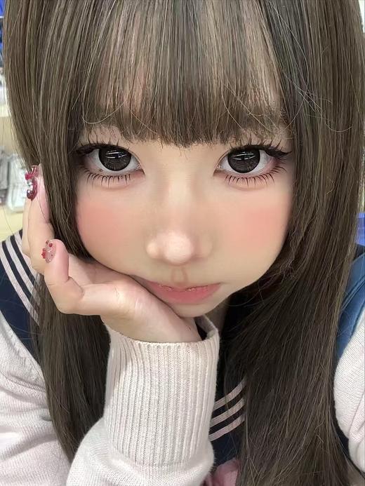 『大直径日抛』PAPADOX-娃娃系列-萝莉巧克力/蓝黑娃娃-14.4mm【日抛 0-800度 无525/575 】 商品图6