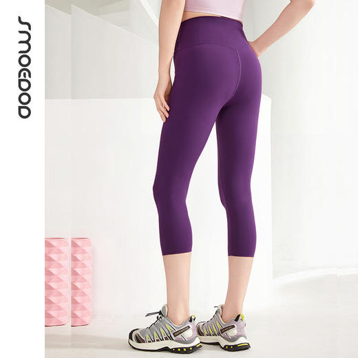 2025春夏SMOEDOD/水沐伊朵高弹七分瑜伽裤后腰口袋莱卡耐磨舒适透气修身显瘦6626 商品图4