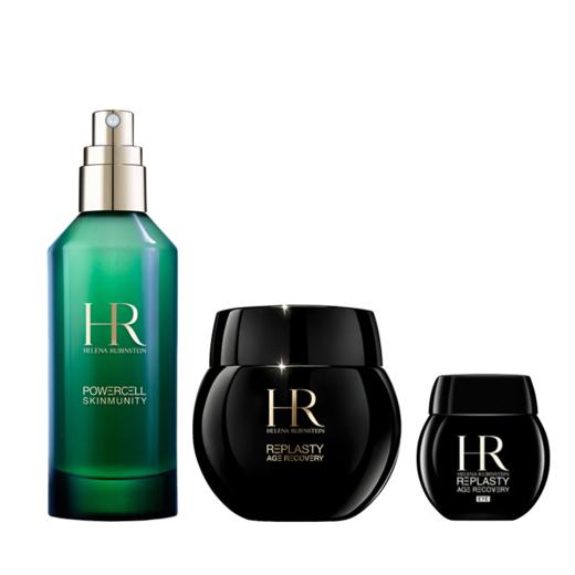 赫莲娜活颜修护组合套装（赫莲娜黑绷带50ml+赫莲娜活颜修护眼霜 15ml（黑绷带眼霜）+赫莲娜悦活强韧青春精华露 100ml）送礼盒礼袋 商品图0