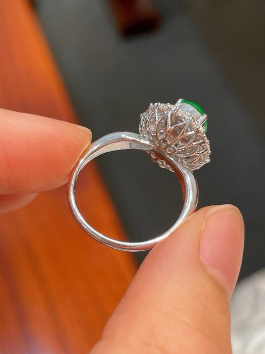 蛋面翡翠戒指 商品图2