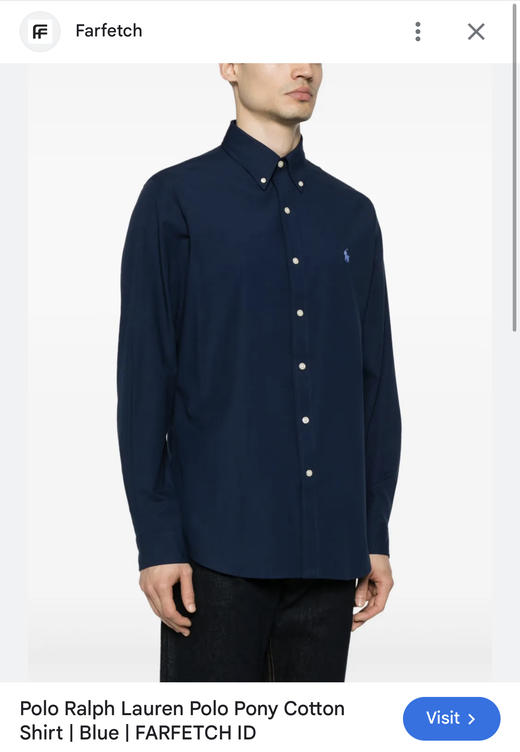 R.L 牛津纺 多色全棉水洗长袖衬衫 CS224 商品图4