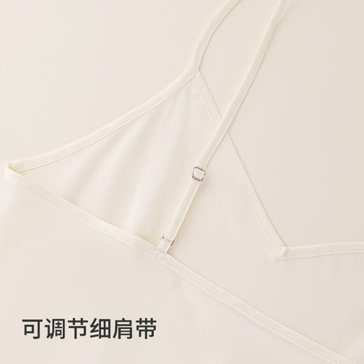 【商场同款】熳洁儿 冰雪丝家居服春夏新款七分袖袍+吊带裙两件套25203110 商品图5