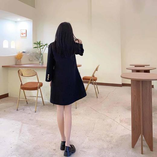 顺丰包邮洛诗琳53543设计感小香风外套春季V领7分袖中长外套02018 商品图2