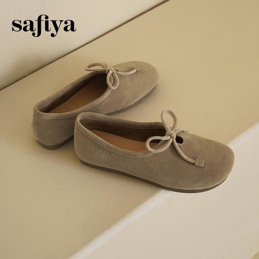 预售10天发|Safiya/索菲娅2025咖啡庄园复古软底休闲外穿舒适勃肯鞋SFD1112414 商品图6