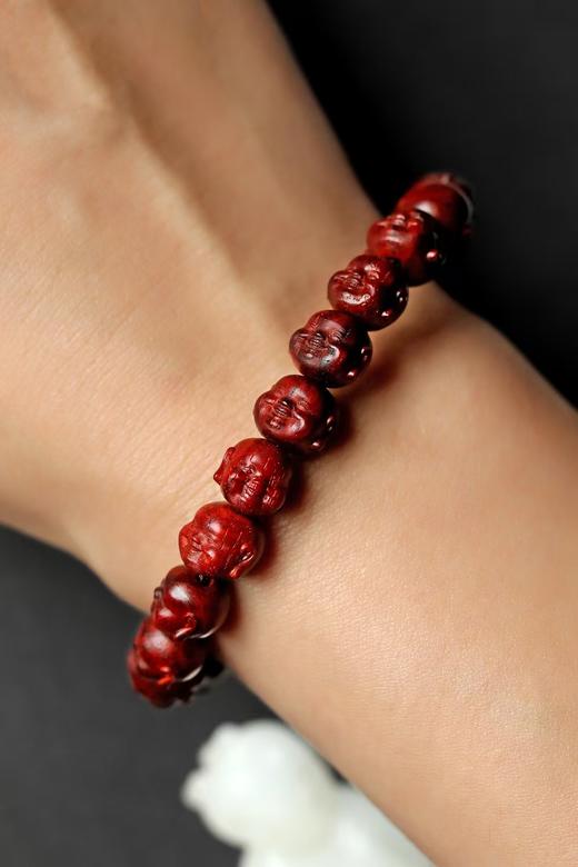 小叶紫檀【弥勒】手串10mm22颗 商品图6