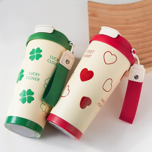 316L不锈钢保温暖心杯大容量咖啡杯 商品图0