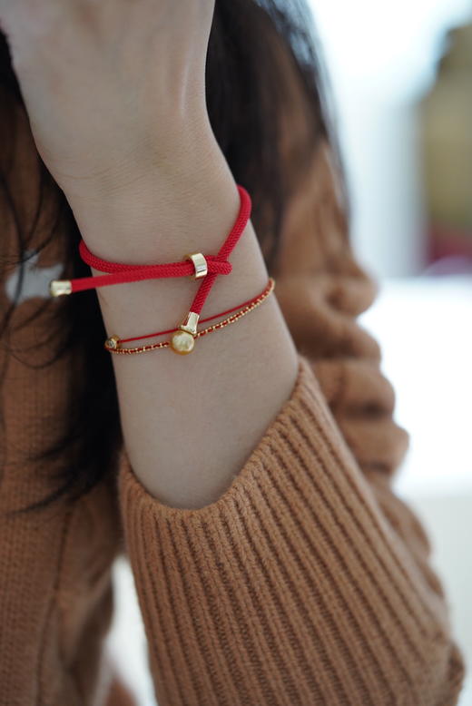 金珠手链「小红绳」 商品图0