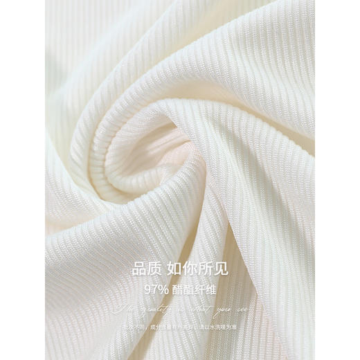 COCOBELLA醋酸纤维坑条针织衫宽松垂顺蝙蝠袖遮阳上衣TS0065 商品图4