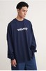 WASSUP-基础logo印花长袖T恤 商品缩略图1