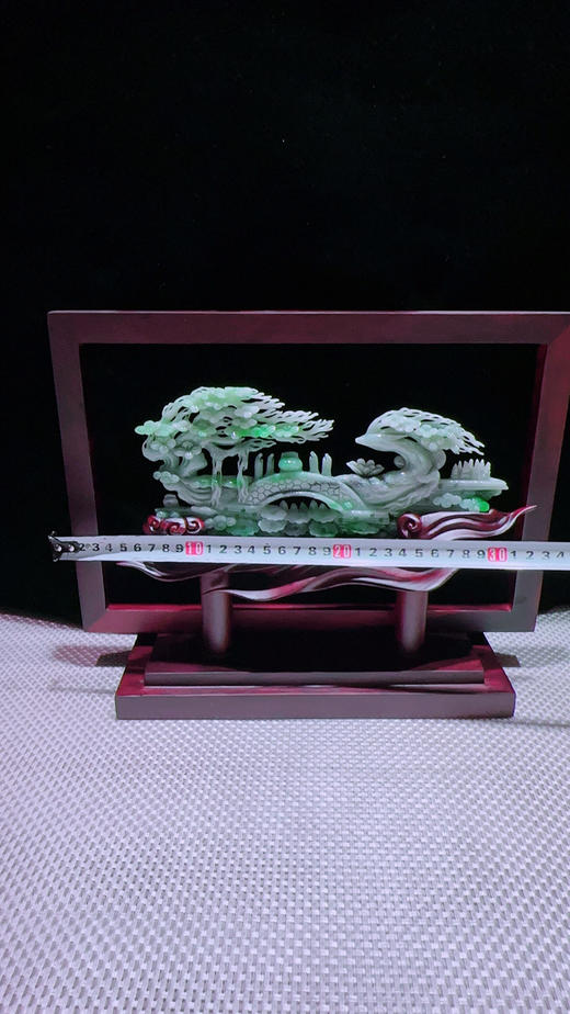 620832翡翠摆件【鹿鸣蝉音】 商品图1