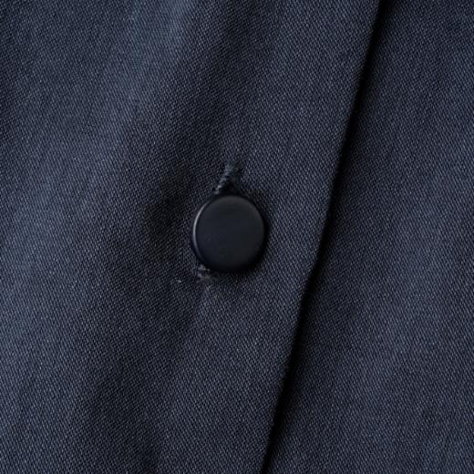 ROMI STUDIO-B“蓝调时刻”高支肤感棉混纺碎花边盖袖衬衣 24SSF201 商品图2