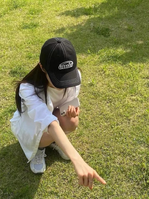 em*s缝线镂空标棒球帽 商品图3