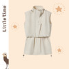 Little time女童套装2025儿童春夏户外运动服三防背心短裤两件套 商品缩略图0