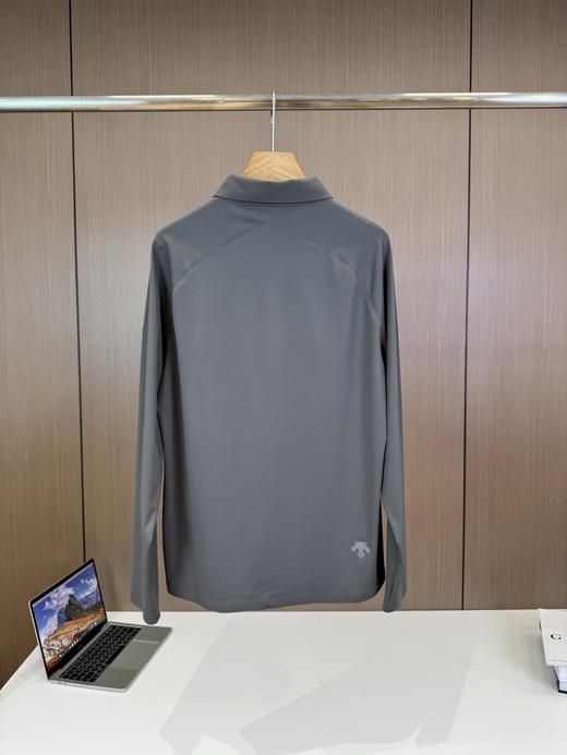 点此购买 迪桑特DUALIS都市通勤春秋季简约轻薄男款长袖POLO衫 ly 308502 商品图10