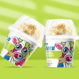 太慕搅拌酸奶145g*6杯原味礼盒装