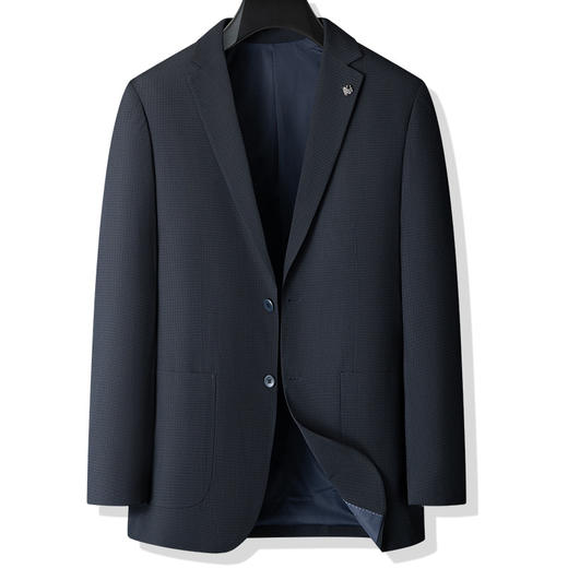 【新款DPS】大依优型大码休闲西服外套肥佬宽松平驳领单排扣西装上衣服男士加大码商务 商品图4