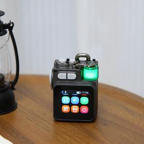 鸿蒙合作品牌【塞尔兰斯·桌面赛博蓝牙音响】LED 智能触控显示屏功能丰富，闹钟、日历、天气、手机通话等一应俱全【预售3-5天发货】