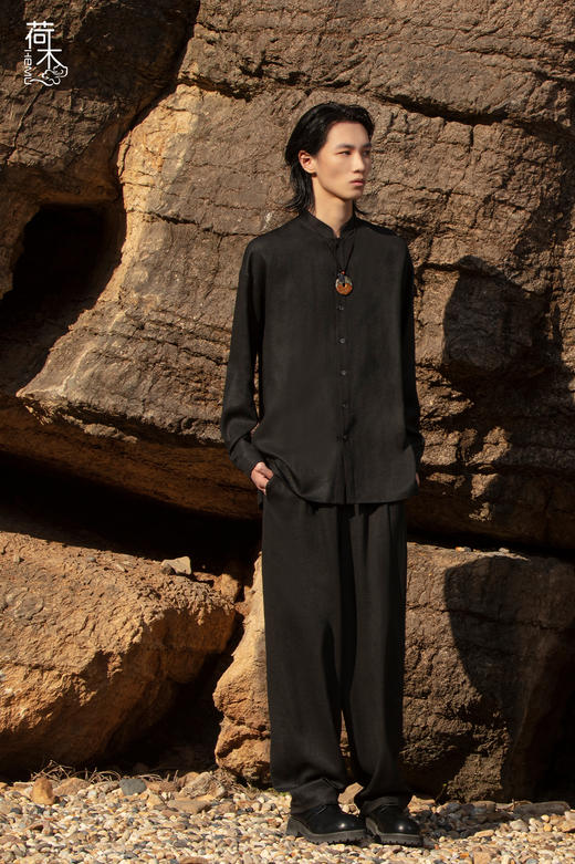 荷木HEMU丨[MEN]墨寻·萝卜裤 商品图3