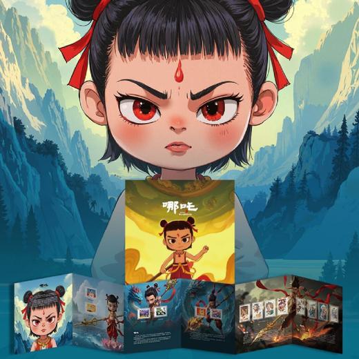 《哪吒闹海》邮票珍藏册！限量发行！ 商品图0