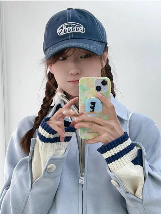 em*s缝线镂空标棒球帽 商品图4