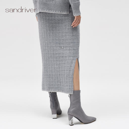 西藏羊绒直筒半裙SJF96W318N 商品图4