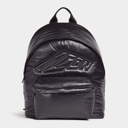 DSQUARED2 男士徽标压花双肩包 黑色 BPM0114 11702383 2124 商品图0