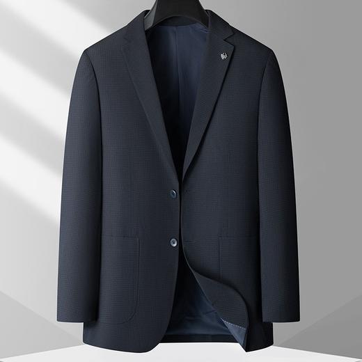 【新款DPS】大依优型大码休闲西服外套肥佬宽松平驳领单排扣西装上衣服男士加大码商务 商品图0