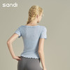 2025春夏新品sandi短袖罩衫SQ24023 商品缩略图4