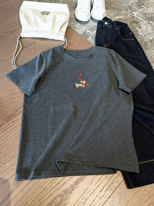 爱心小狗短袖T恤 商品图6