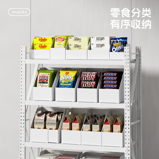 留存道货架库位盒塑料盒厨房柜子桌面零食收纳筐 深柜直角收纳盒 商品图7