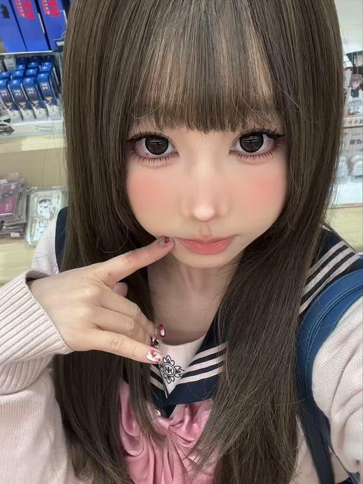 『大直径日抛』PAPADOX-娃娃系列-萝莉巧克力/蓝黑娃娃-14.4mm【日抛 0-800度 无525/575 】 商品图5