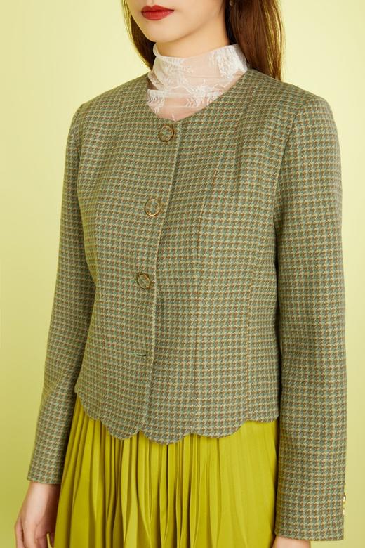 Le Malene 知性优雅格纹外套 11438 商品图3